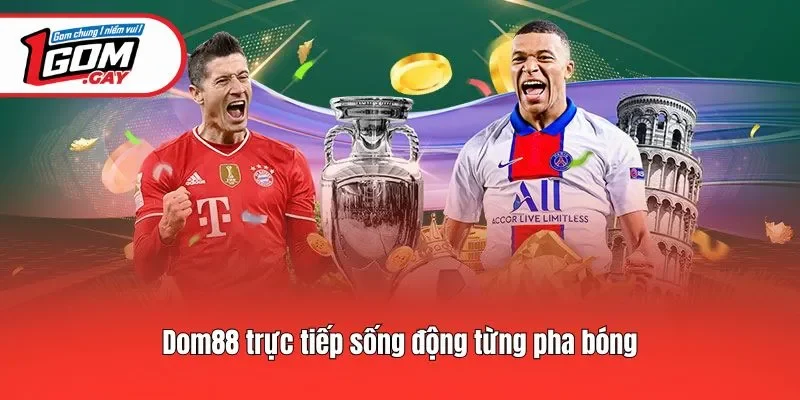 Dom88 trực tiếp sống động từng pha bóng