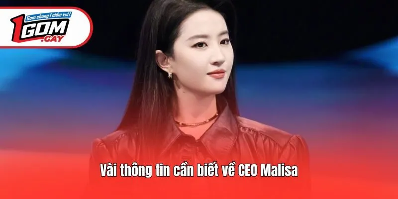 Vài thông tin cần biết về CEO Malisa